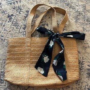 Draper James raffia bag